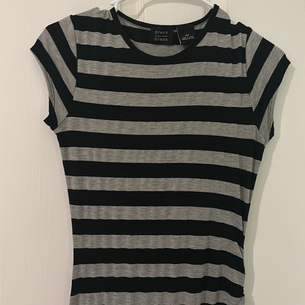 Striped maxi dress